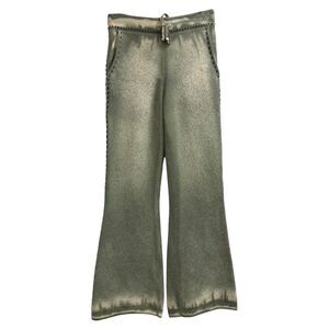 Amiri Spray Painted Lounge Pants in Khaki Cashmere